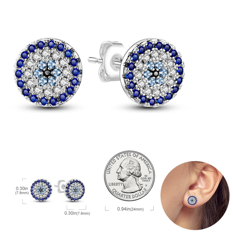 925  Silver Charm Double Earrings