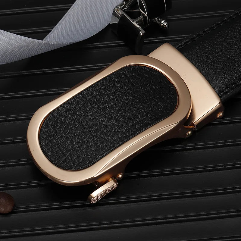 Automatic Buckle Leather Belts