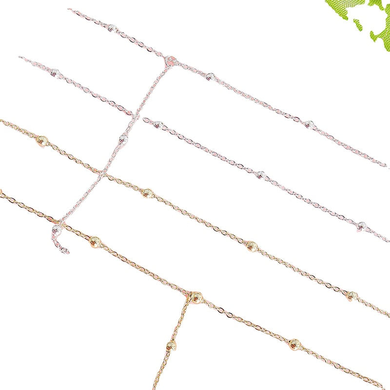 925 Silver Double Layer Necklace