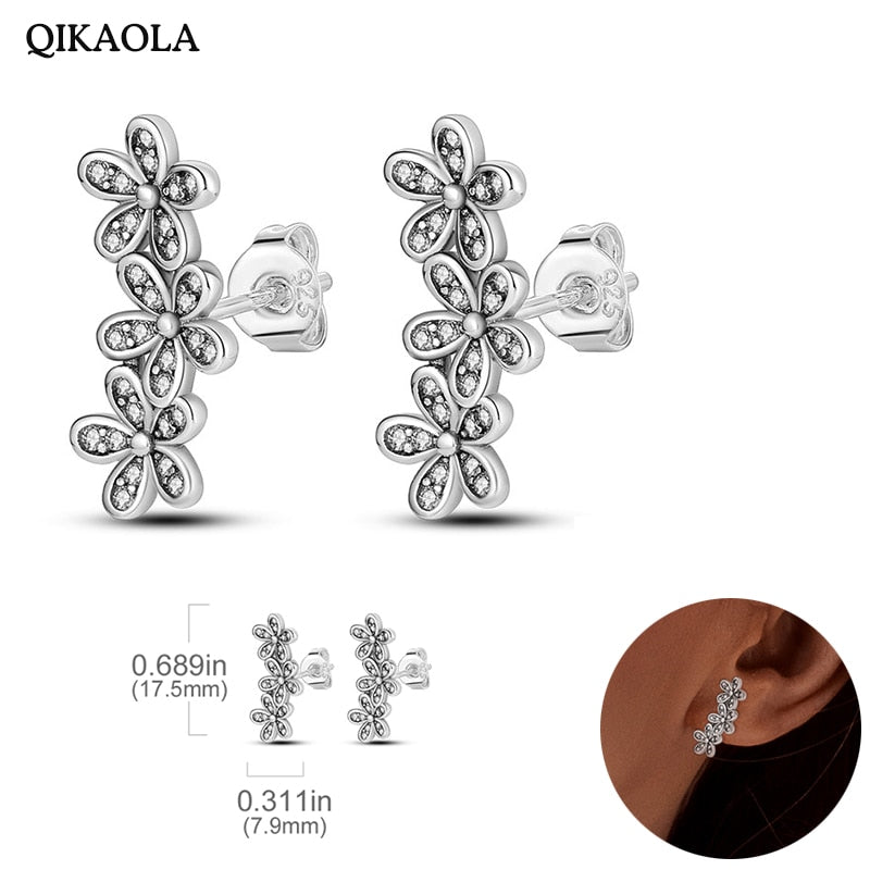 925  Silver Charm Double Earrings