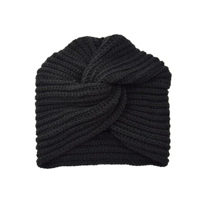 Knitted Turban Bohemia Cashmere Wrap