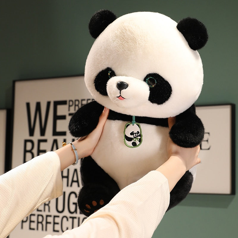 Round Fat Panda Plush Toy Kawaii Stuffed Animals