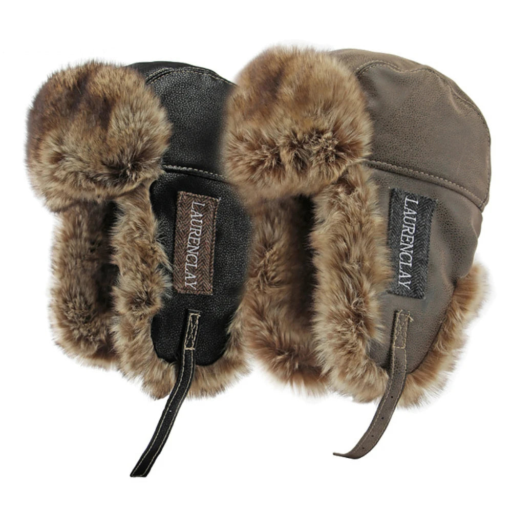 Bomber Thick Warm Russian Fur Hat