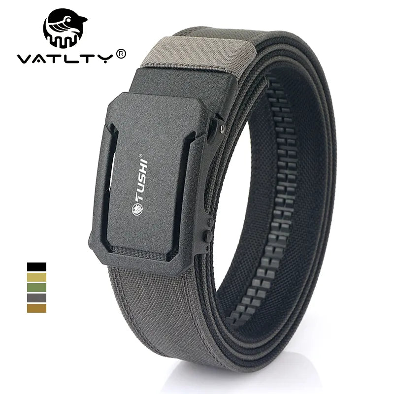 Military Sturdy Nylon Metal Automatic Buckle Belt