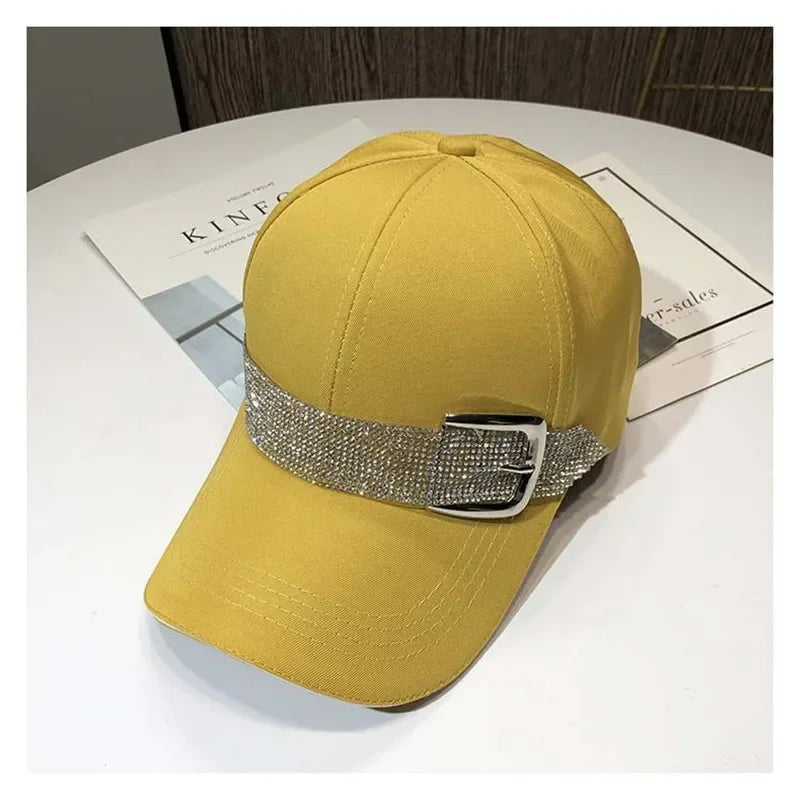 Rhinestone Belt Baseball Caps