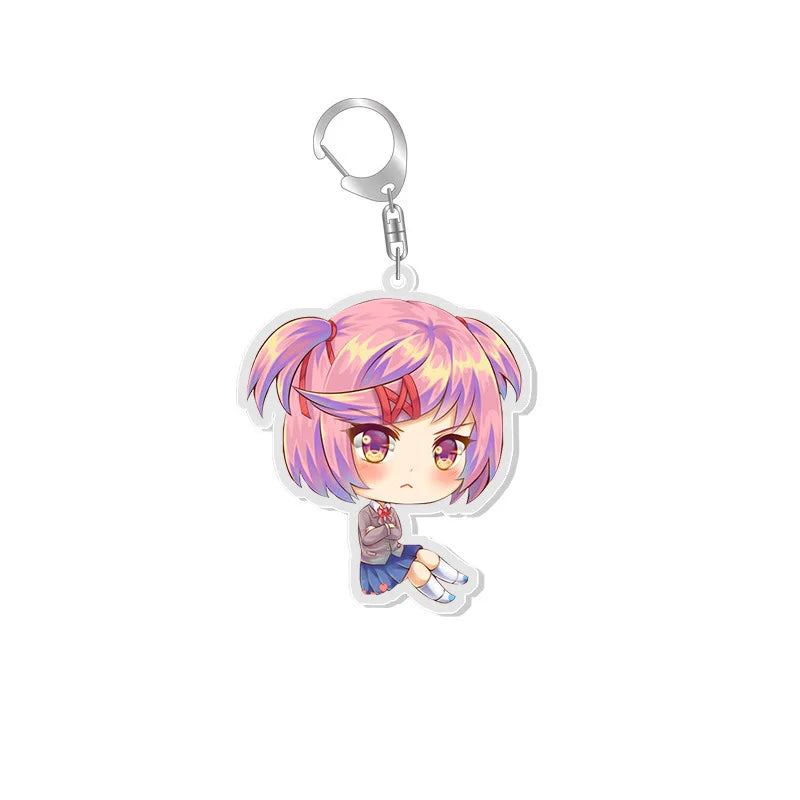 Acrylic Cute Cosplay Figures Keyrings