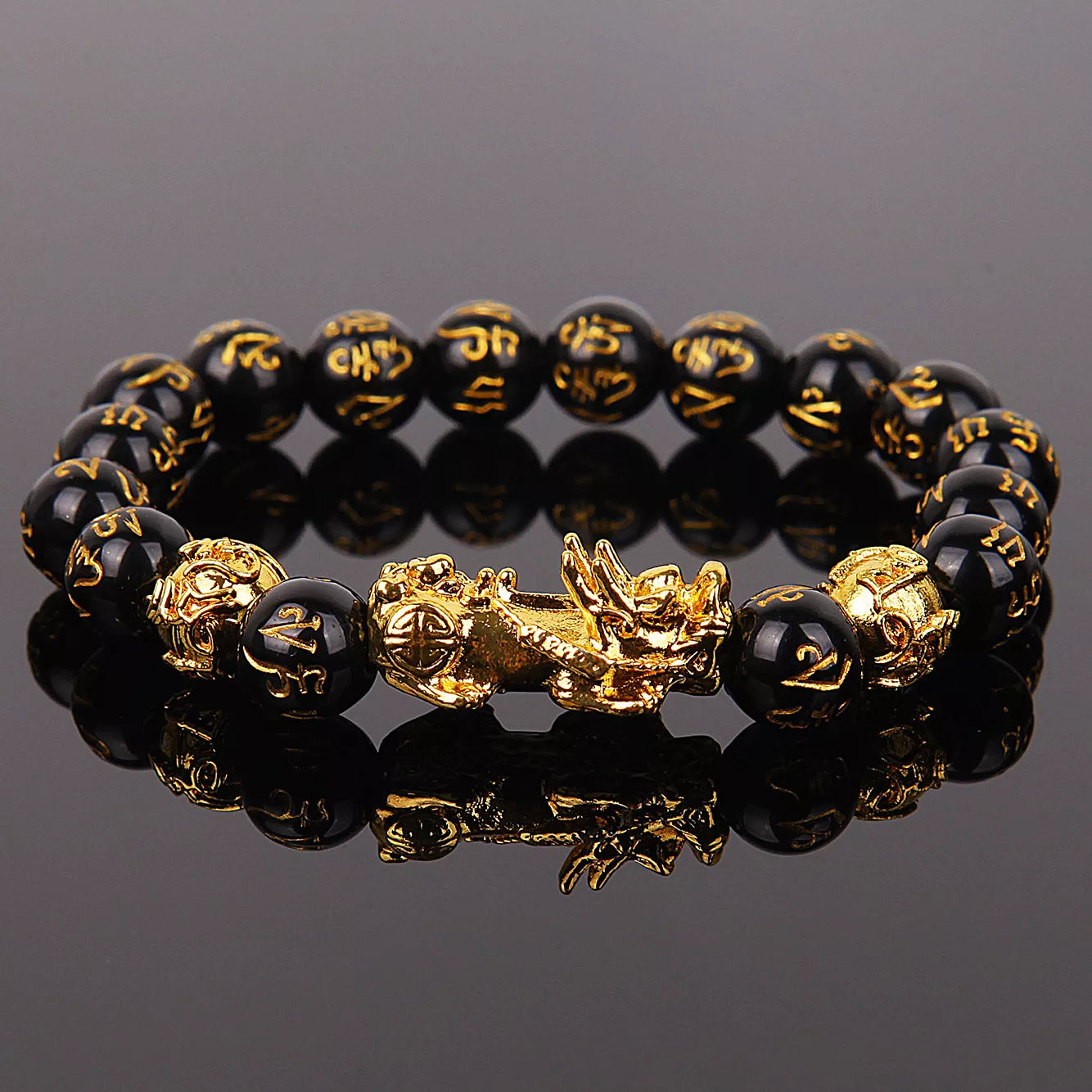 Wealth Good Luck  Fengshui Pixiu Bracelet