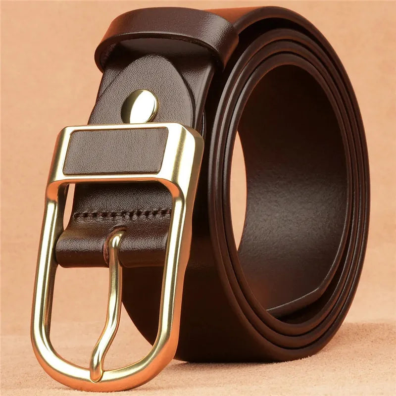 Genuine Leather High Quality Buckle Belts