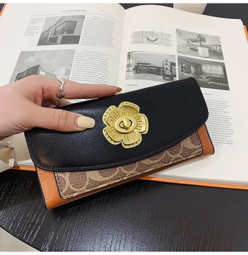 Luxury Short Wallets Coin PU Leather