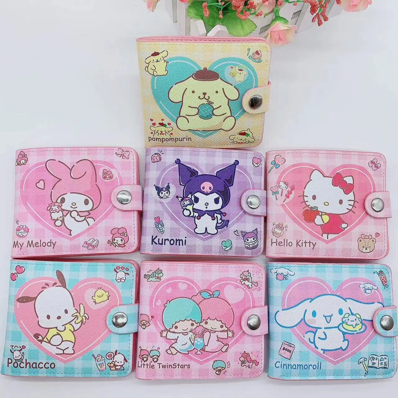 Sanrio PU  Women's Wallet Hello Kitty Card Holders