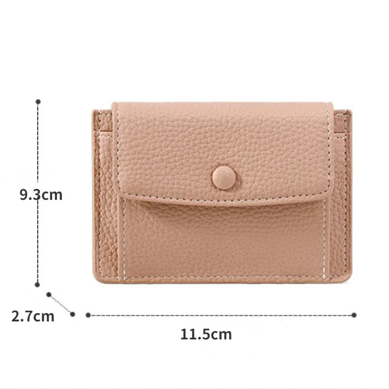 Small Pu Leather Wallet  Coin Purse