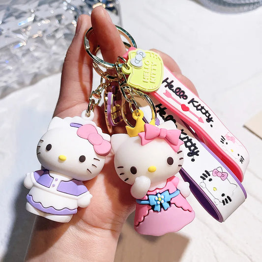 Kawaii Anime Sanrio Hello Kitty Keychain