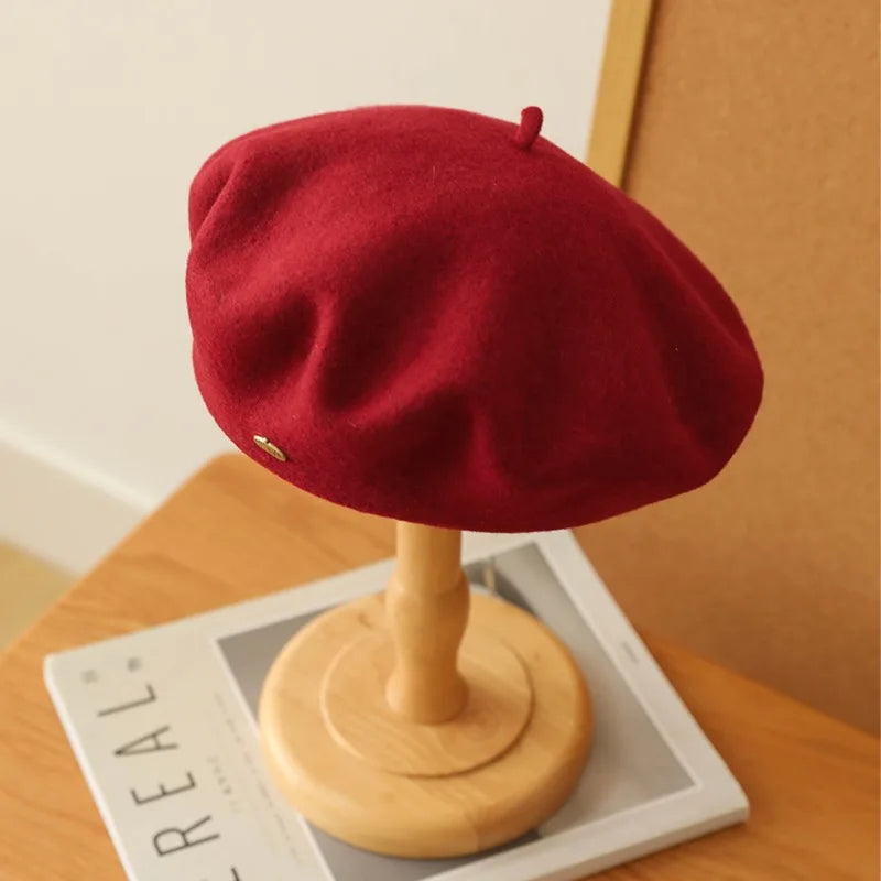 Winter High Quality Wool Beret