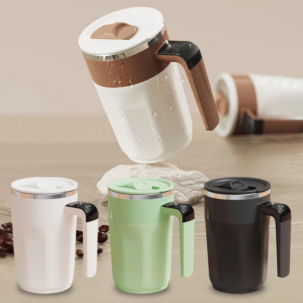 Self-stirring Coffee Mug Magnetic Rechargeable