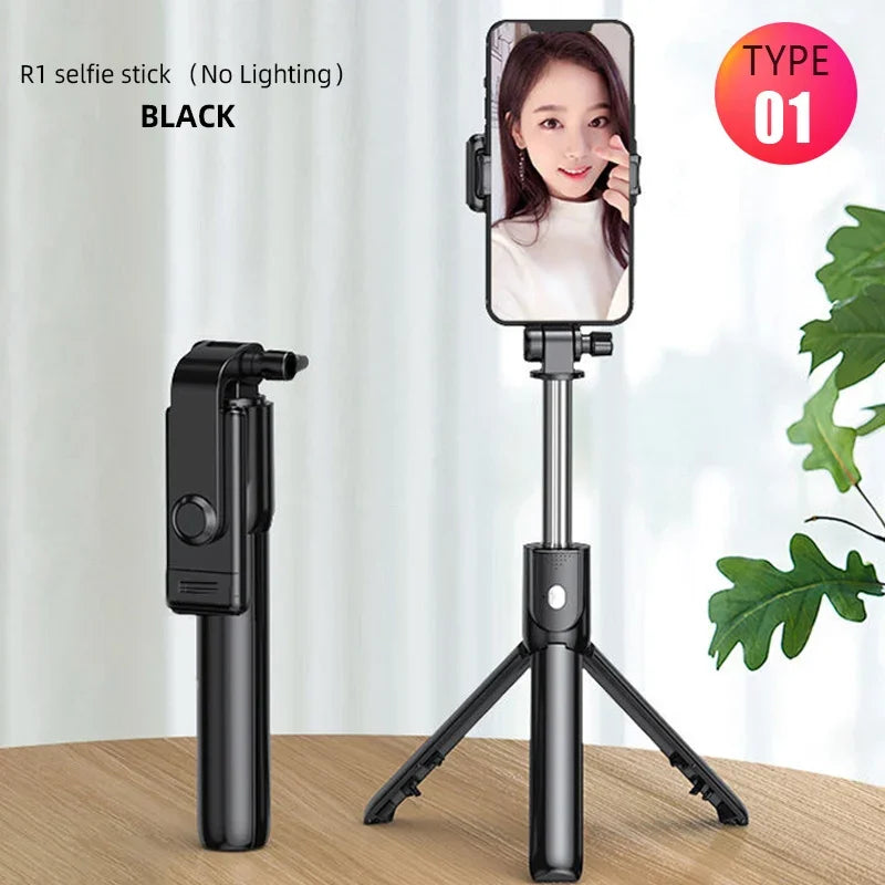 Wireless Bluetooth Selfie Stick Mobile Phone Holder