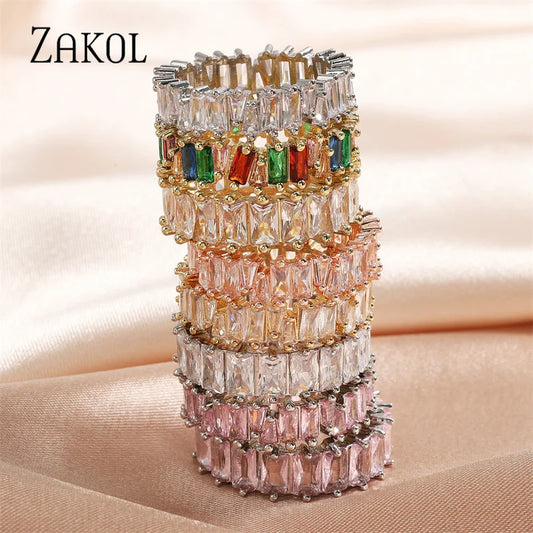 ZAKOL Marquise Crystal Ring