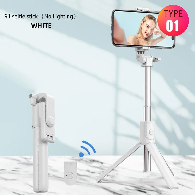 Wireless Bluetooth Selfie Stick Mobile Phone Holder