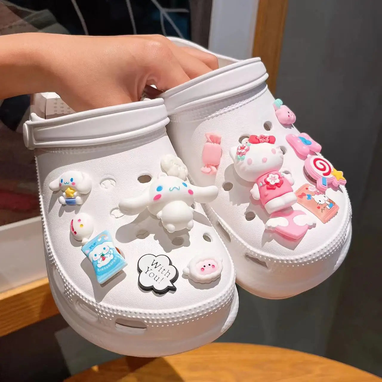 Sanrio Accessories Shoe Charms  Hello Kitty Kawaii
