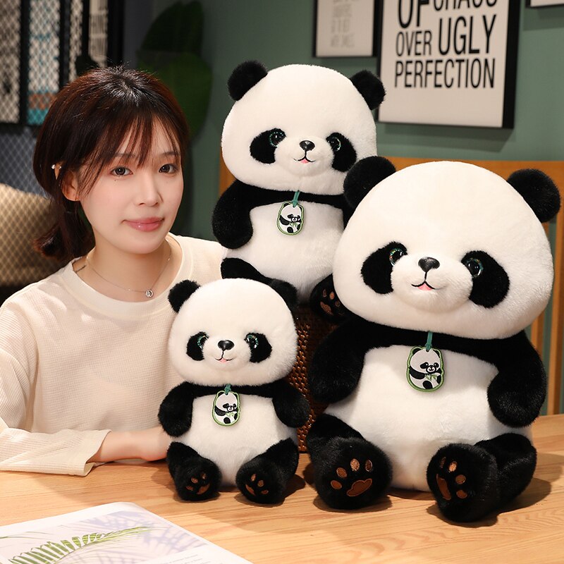 Round Fat Panda Plush Toy Kawaii Stuffed Animals