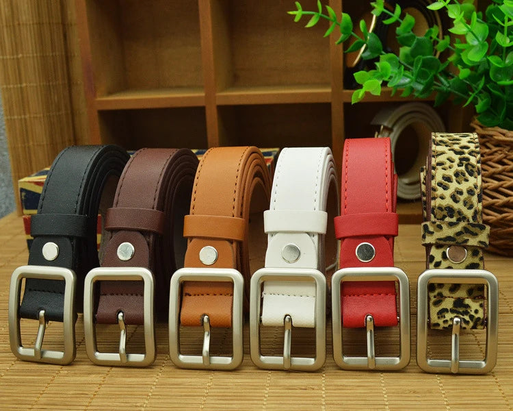 Children Leather Pin Buckle Belts