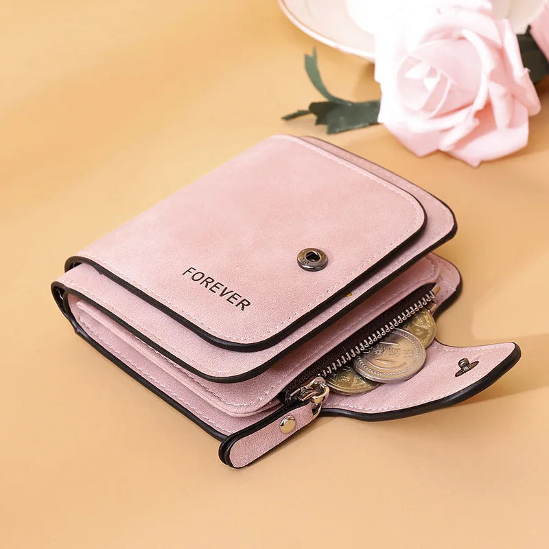 Short Wallets PU Leather Coin Purse