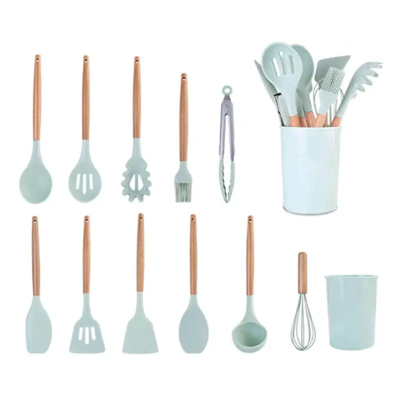 Silicone Kitchenware Cooking Utensils Set