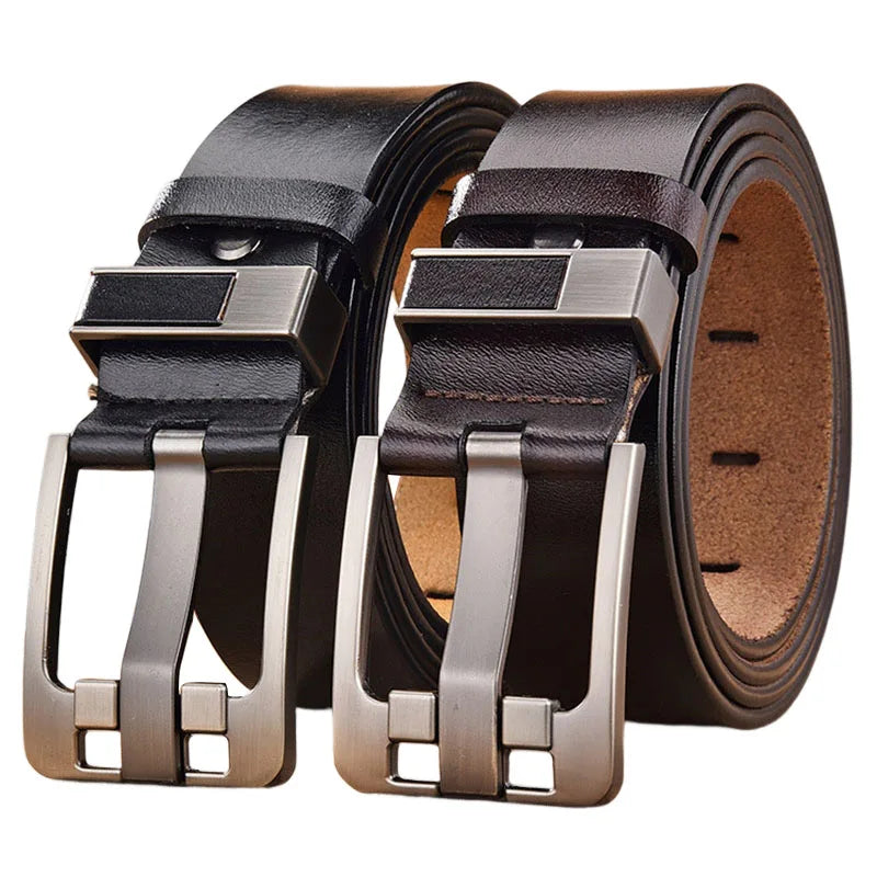 Pin Buckle Luxury Designer Cowskin Belts