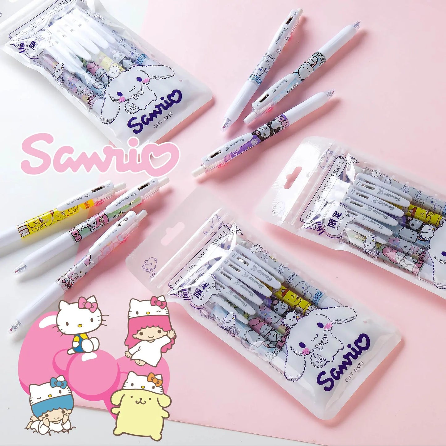 Kawaii Sanrio Hello Kitty Gel Pens