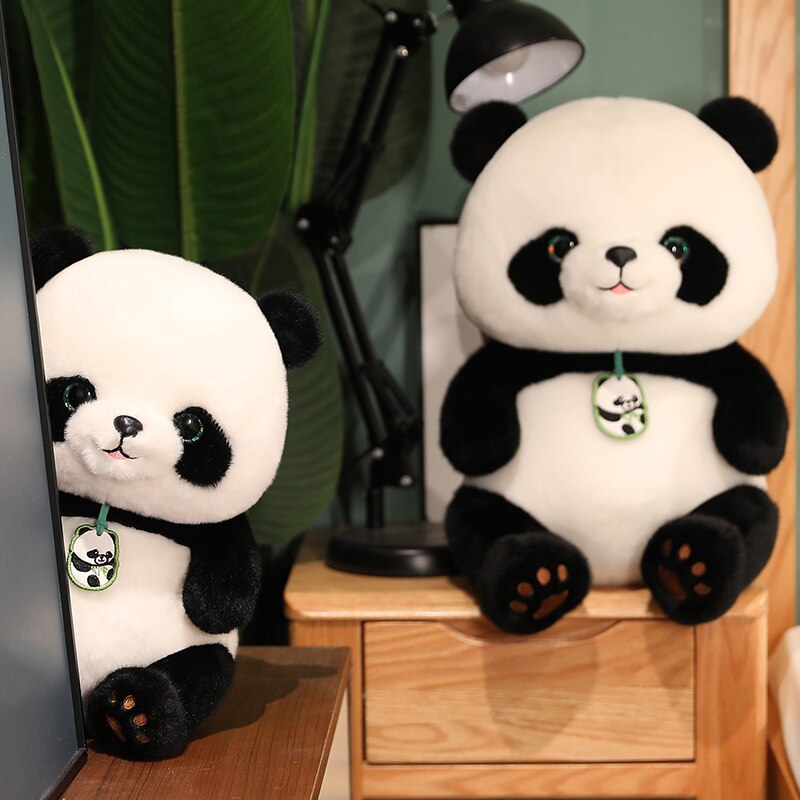 Round Fat Panda Plush Toy Kawaii Stuffed Animals