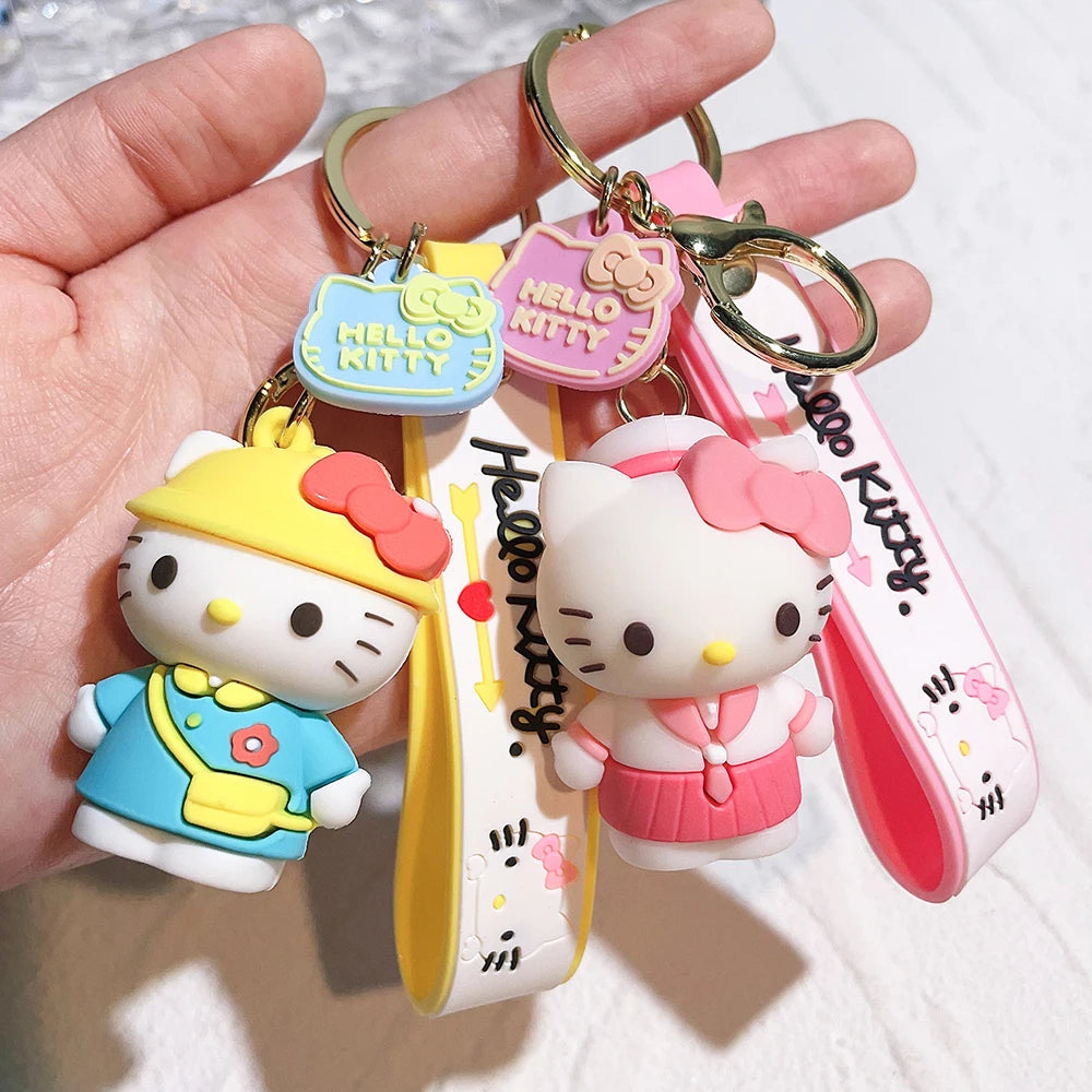 Kawaii Anime Sanrio Hello Kitty Keychain
