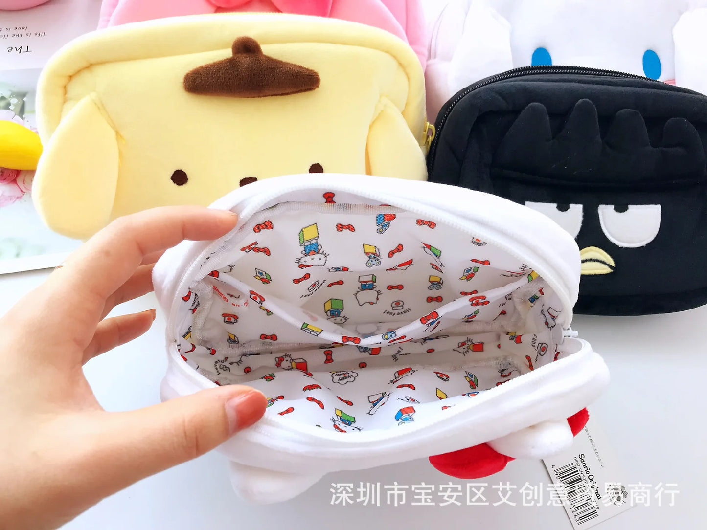 pencil case cute 3D cosmetic bag hello kitty