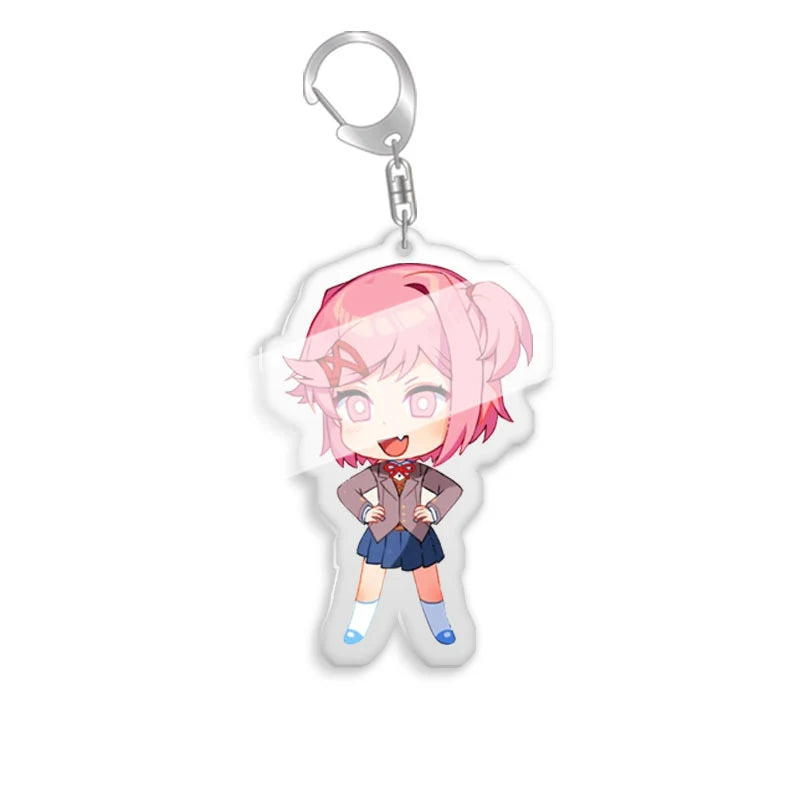 Acrylic Cute Cosplay Figures Keyrings