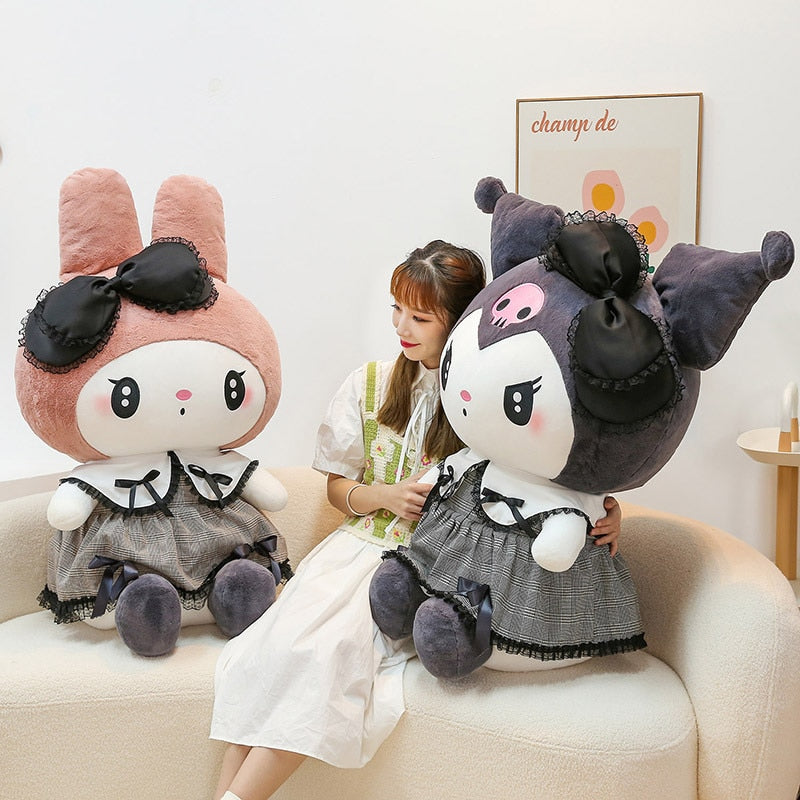 Sanrio Kuromi My Melody Plush Kawaii Doll