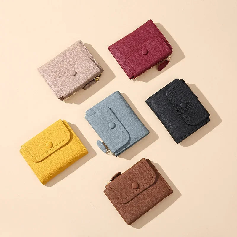 Small Pu Leather Wallet  Coin Purse