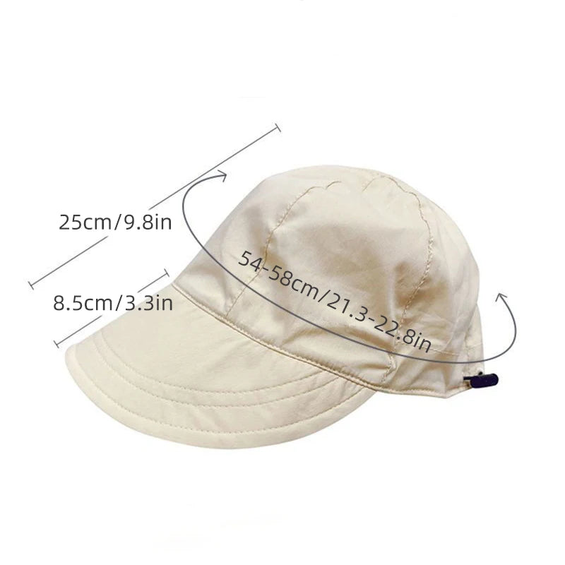 Summer Hats Foldable Visor Floppy Cap