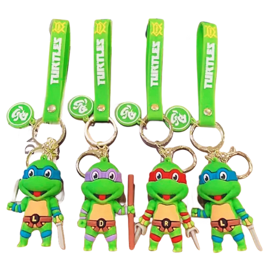 Ninja Turtles Anime Keyrings