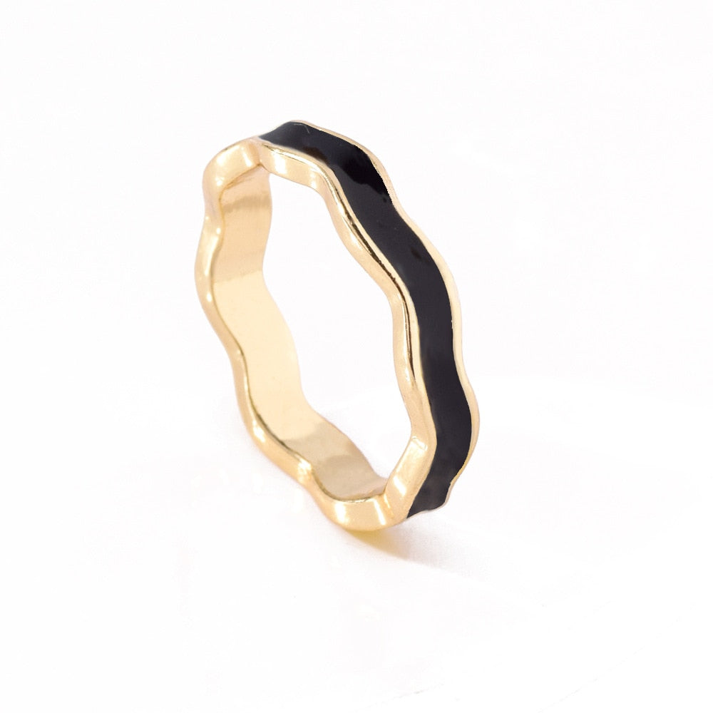 Irregular Geometric Trendy Rings