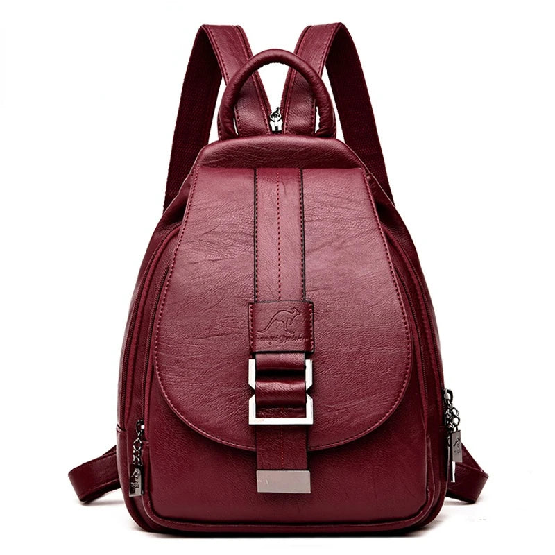 Designer Travel Leather Backpacks