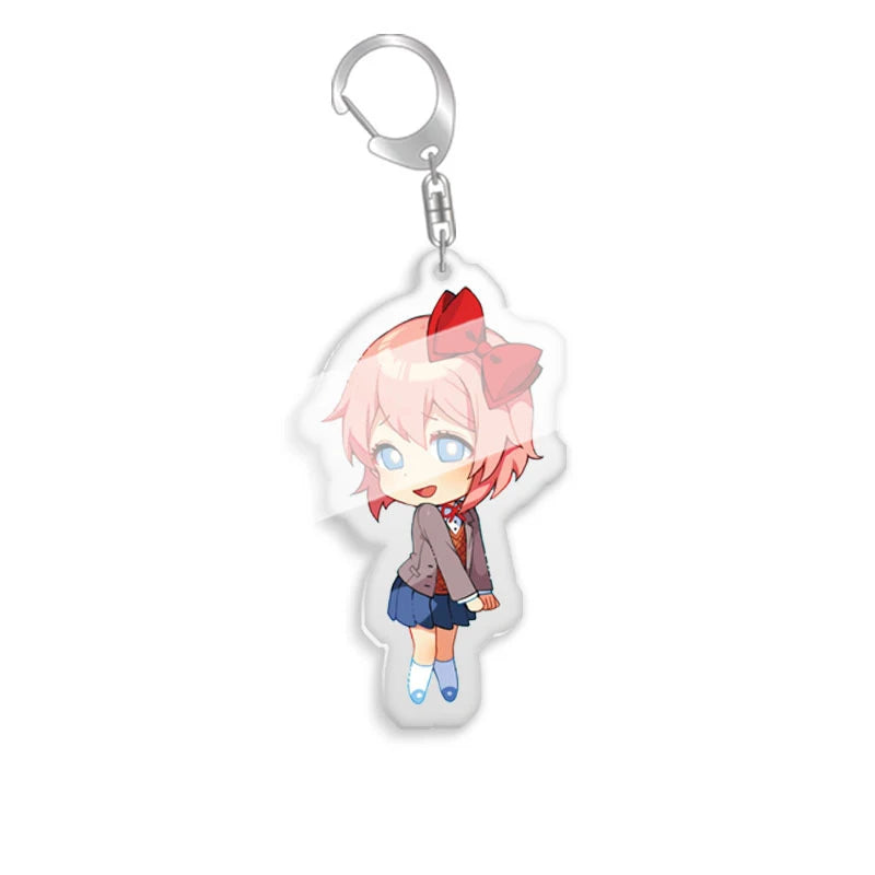 Acrylic Cute Cosplay Figures Keyrings