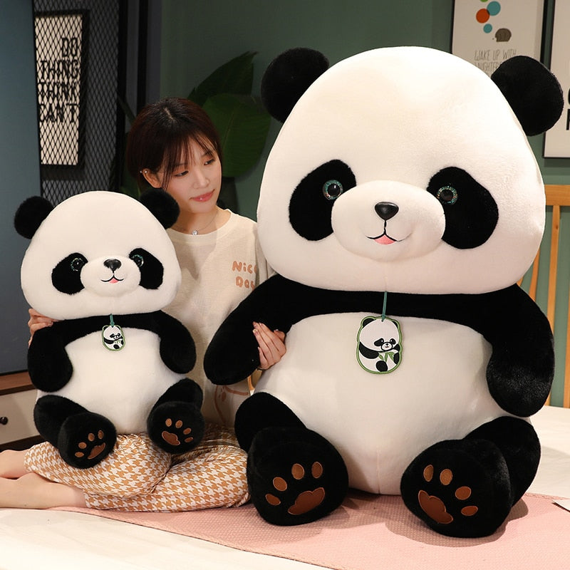 Round Fat Panda Plush Toy Kawaii Stuffed Animals