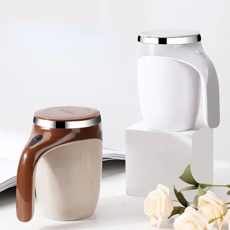 Self-stirring Rechargeable Coffee Cup Stainless Steel