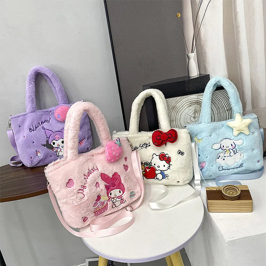 Sanrio Hello Kitty Plush Bag Kawaii