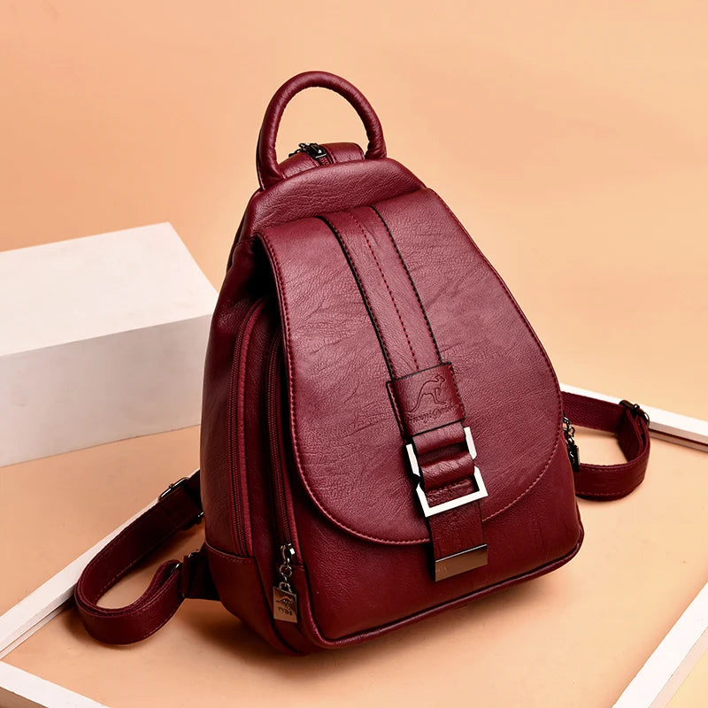 Designer Travel Leather Backpacks