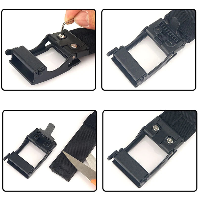 Tactical - Metal Automatic Buckle Belt