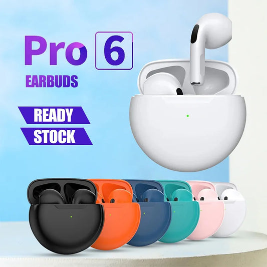 Pro 6 TWS Wireless Headphones