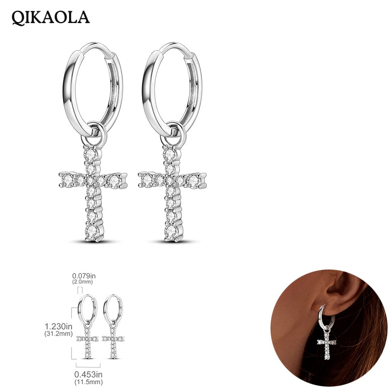 925  Silver Charm Double Earrings