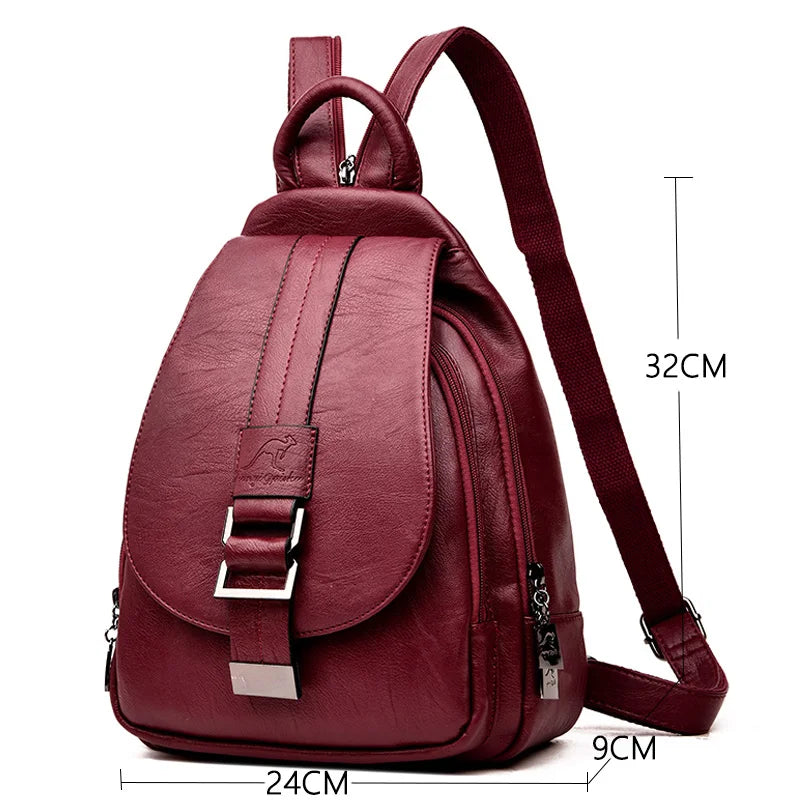 Designer Travel Leather Backpacks