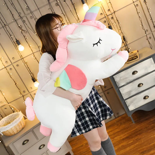 Giant Unicorn Plush Toy Stuffed Soft Dolls