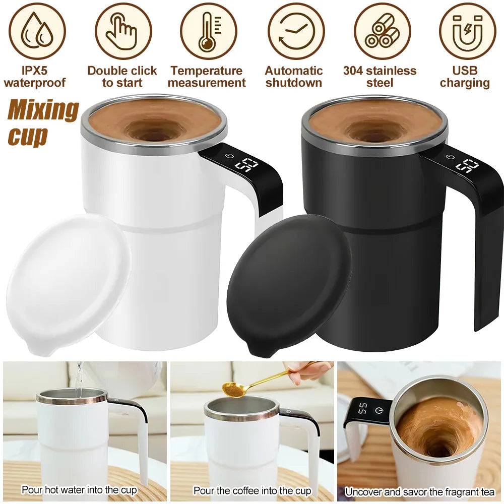 Magnetic Self Stirring Coffee Mug