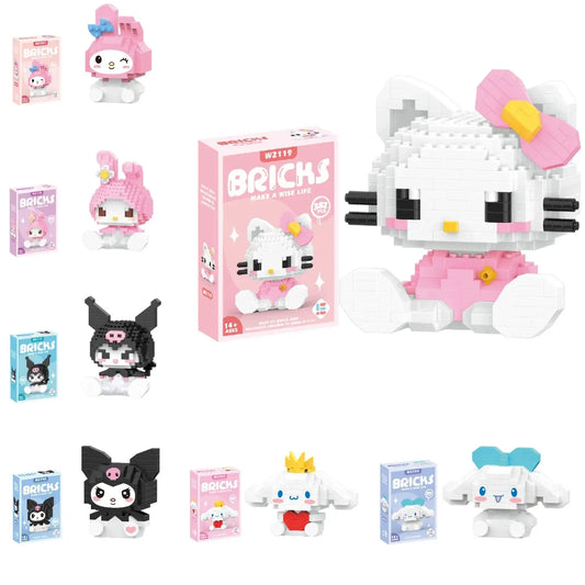 Hello Kitty Building Block Sanrio Puzzle Figure